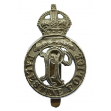 Palestine Police Cap Badge - King's Crown