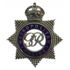 George VI Metropolitan Police Senior Officer's Enamelled Cap Badg