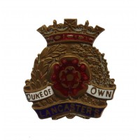 Duke of Lancaster's Own Yeomanry Enamelled Sweetheart Brooch
