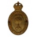 South African Orange Free State Defence Rifle Association Cap Badge - King's Crown