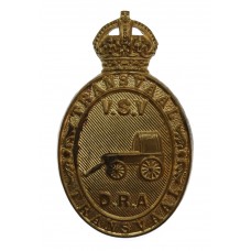 South African Transvaal Defence Rifle Association Cap Badge - King's Crown