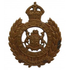 South African Engineers Cap Badge - King's Crown