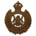 South African Engineers Cap Badge - King's Crown