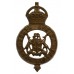 South African Instructional Corps (2nd Africa) Cap Badge - King's Crown