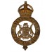 South African Instructional Corps (2nd Africa) Cap Badge - King's Crown