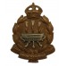 Australian Army Catering Corps Cap Badge - King's Crown