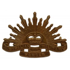 Australian Military Forces Cap Badge - Queen's Crown