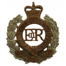 Royal New Zealand Engineers Bi-Metal Cap Badge - Queen's Crown