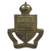 Gibraltar Defence Force Cap Badge - King's Crown