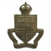Gibraltar Defence Force Cap Badge - King's Crown
