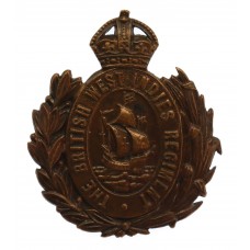 British West Indies Regiment Cap Badge - King's Crown