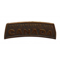Canadian 29th (Vancouver) Bn. WW1 C.E.F. Shoulder Title