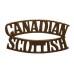 Canadian Scottish Regiment (CANADADIAN/SCOTTISH) Shoulder Title