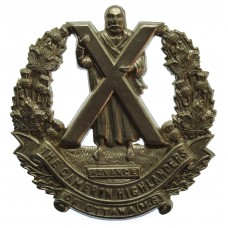 Canadian The Cameron Highlanders of Ottawa (M.G.) Cap Badge 