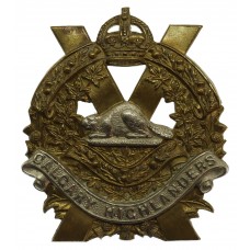 Canadian Calgary Highlanders Cap Badge - King's Crown