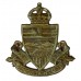 Canadian South Alberta Regiment Cap Badge - King's Crown
