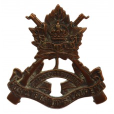 Canadian Les Fusiliers du St. Laurent Cap Badge - King's Crown