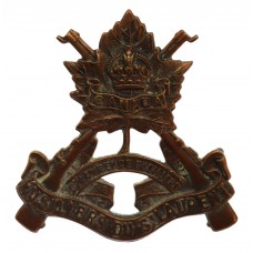 Canadian Les Fusiliers du St. Laurent Cap Badge - King's Crown