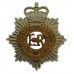 Royal Canadian Army Service Corps Bi-metal Cap Badge - Queen's Crown