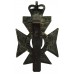 Canadian The Regina Rifle Regiment Cap Badge - Queen's Crown