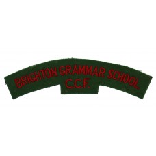 Brighton Grammar School C.C.F. Cloth Shoulder Title