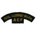 Royal Aldeney Militia A.C.F. Cloth Shoulder Title