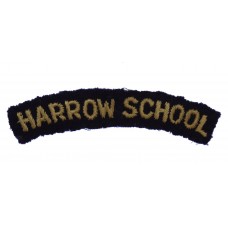 Harrow School Cloth Shoulder Title
