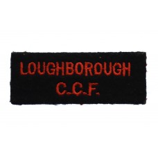 Loughborough Grammar School C.C.F. (LOUGHBOROUGH/C.C.F.) Cloth Shoulder Title