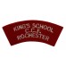 King's School Rochester C.C.F. Cloth Shoulder Title