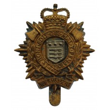 Royal Logistics Corps (R.L.C.) Bi-Metal Cap Badge