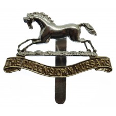 The Queen's Own Hussars Anodised (Staybrite) Cap Badge