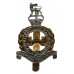 Devonshire Territorials Anodised (Staybrite) Cap Badge