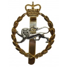 King's Own Royal Border Regiment Anodised (Staybrite) Cap Badge