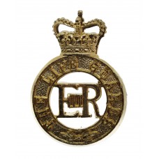 EIIR The Life Guards Anodised (Staybrite) Cap Badge