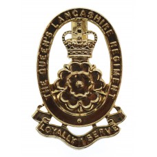 Queen's Lancashire Regiment Anodised (Staybrite) Cap Badge