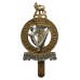 Queen's Royal Irish Hussars Anodised (Staybrite) Cap Badge