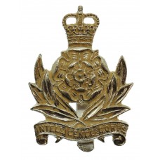 Intelligence Corps Anodised (Staybrite) Cap Badge - Queen's Crown