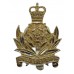 Intelligence Corps Anodised (Staybrite) Cap Badge - Queen's Crown