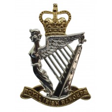 Royal Irish Rangers Anodised (Staybrite) Cap Badge