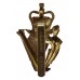 Ulster Defence Regiment (U.D.R.) Anodised (Staybrite) Cap Badge