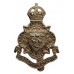 Sussex Yeomanry Anodised (Staybrite) Cap Badge - King's Crown