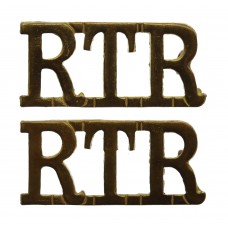Pair of Royal Tank Regiment (R.T.R.) Shoulder Titles