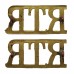 Pair of Royal Tank Regiment (R.T.R.) Shoulder Titles