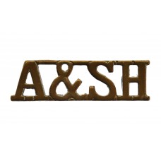 Argyll & Sutherland Highlanders (A & SH) Shoulder Title