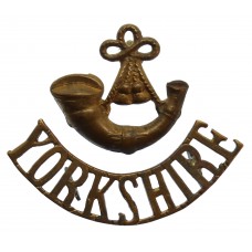 King's Own Yorkshire Light Infantry (K.O.Y.L.I.) (Bugle/YORKSHIRE) Shoulder Title