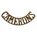 Queen's Own Cameron Highlanders (CAMERONS) Shoulder Title