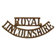 Royal Lincolnshire Regiment (ROYAL/LINCOLNSHIRE) Shoulder Title