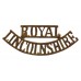 Royal Lincolnshire Regiment (ROYAL/LINCOLNSHIRE) Shoulder Title