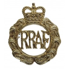 Royal Rhodesia Air Force (R.R.A.F.) Anodised (Staybrite) Cap Badg