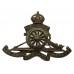 Royal Artillery Officer's Service Dress Cap Badge - King's Crown